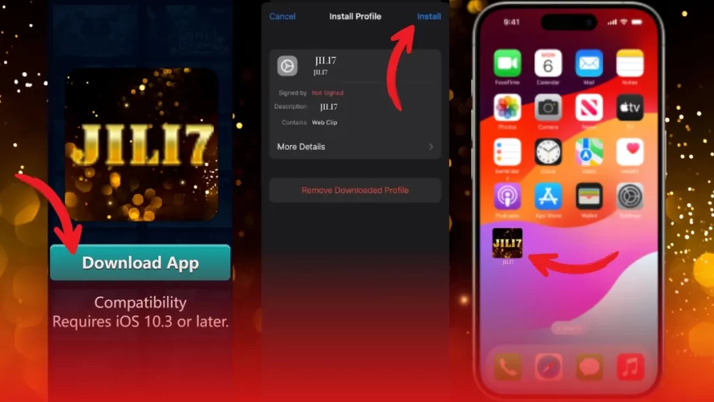 Jili7 Install App iOS