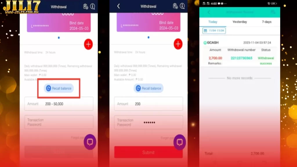 Jili7 Withdrawal 02
